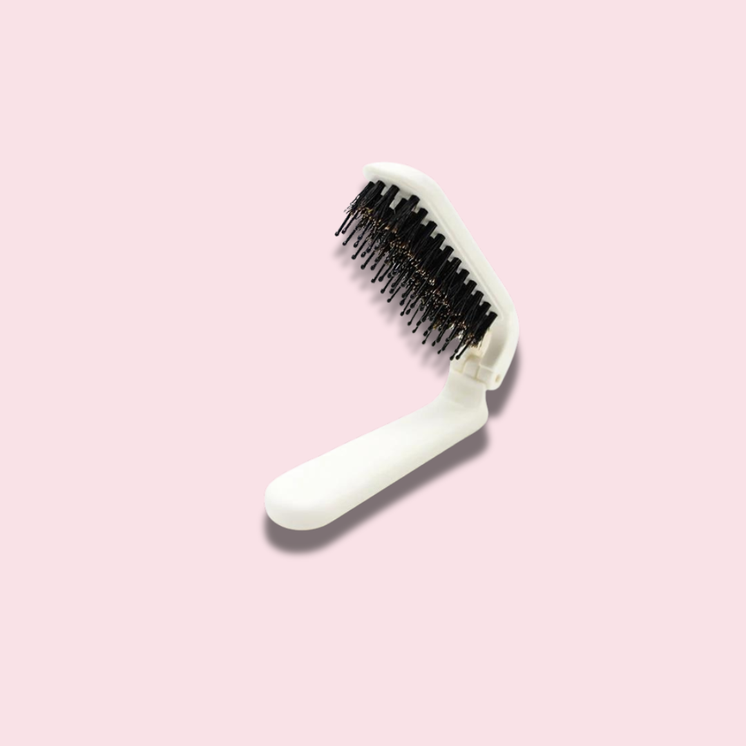 Brosse de voyage pliable