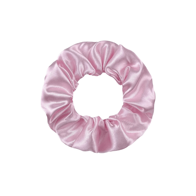 Chouchou en Satin Rose - frizzies.fr