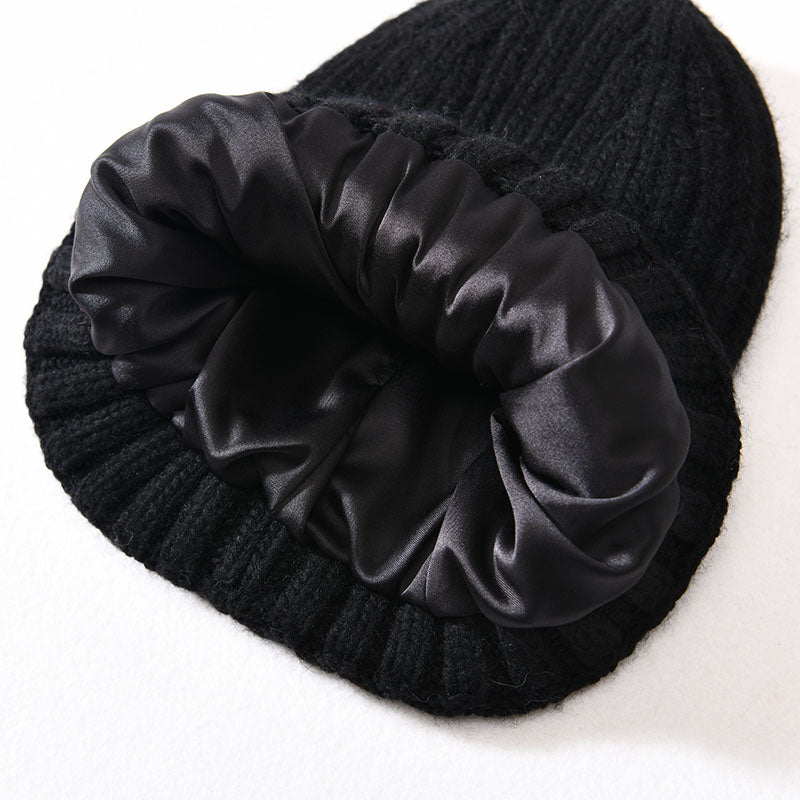 Bonnet d'hiver "SilkyNest" en SOIE